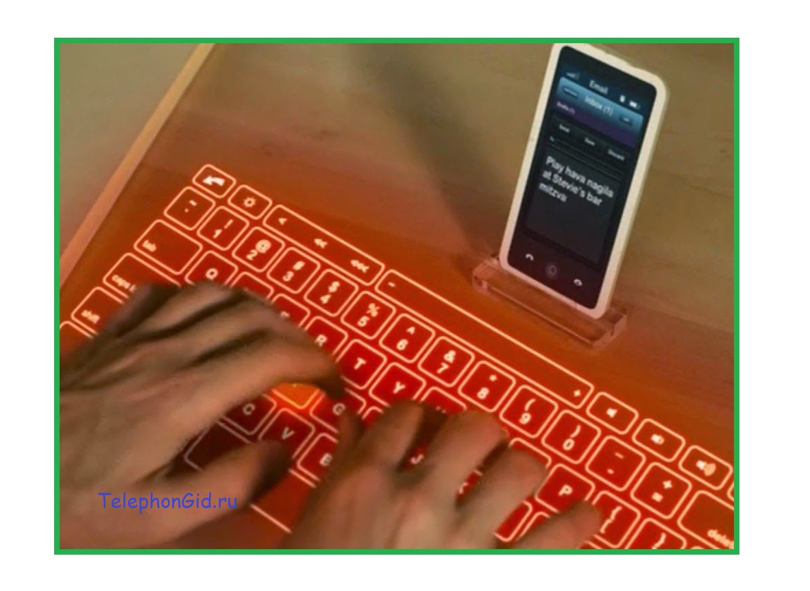 Виртуальная клавиатура для планшета или смартфона